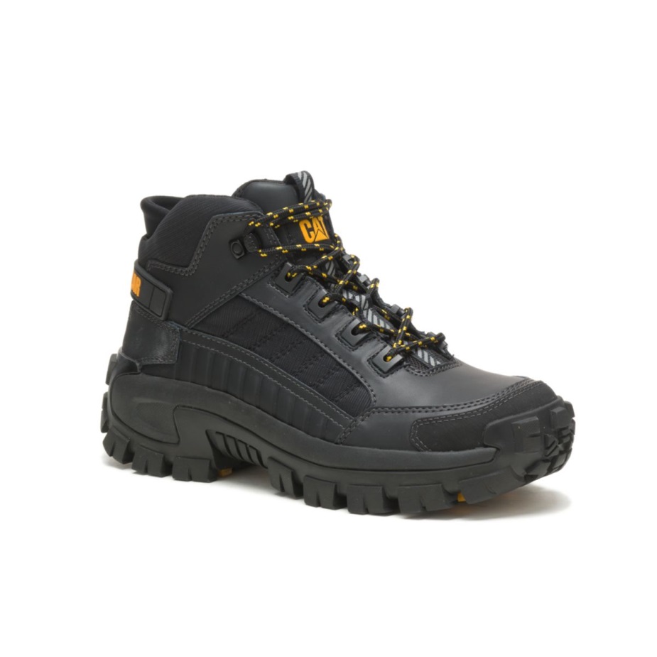 Musta Miesten Invader Mid Sb Fo E Hbo Work Boot Caterpillar