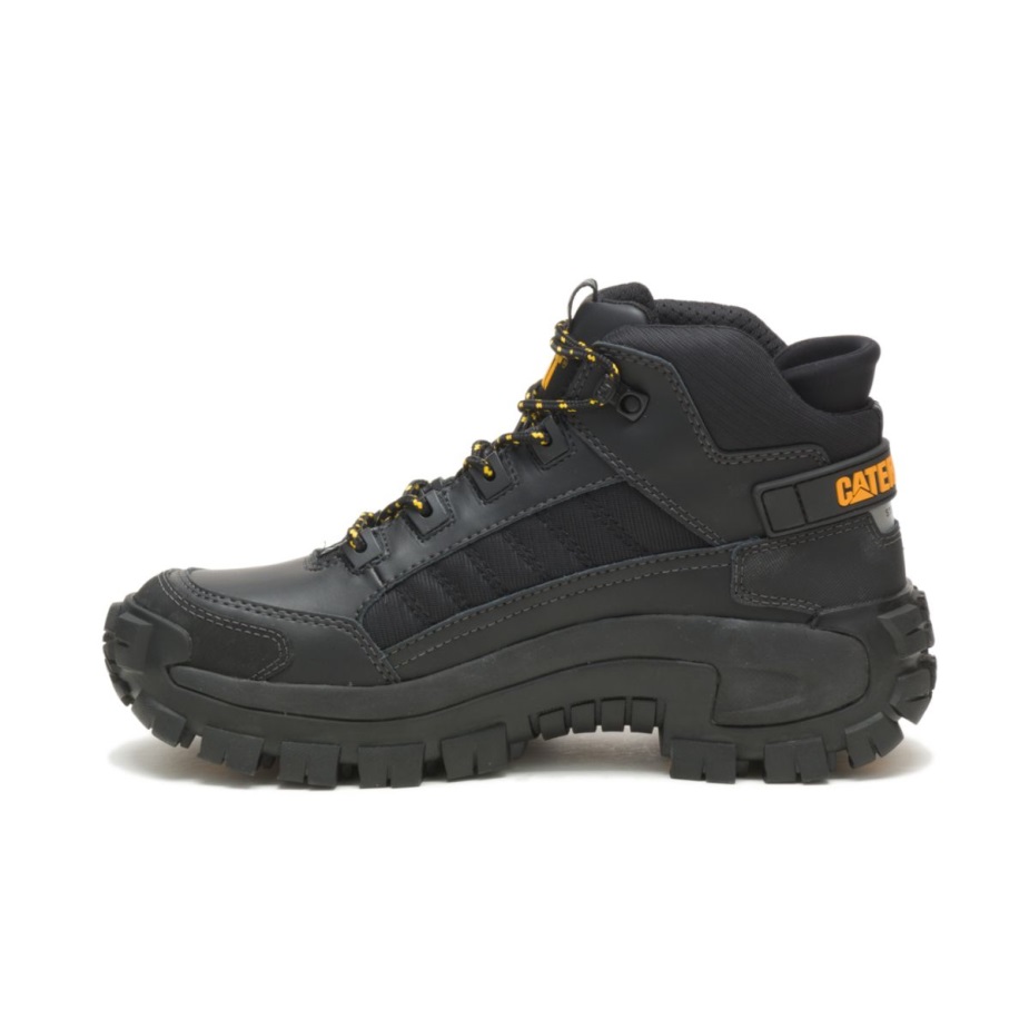 Musta Miesten Invader Mid Sb Fo E Hbo Work Boot Caterpillar