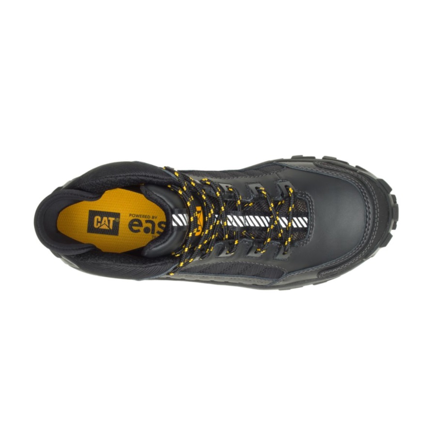 Musta Miesten Invader Mid Sb Fo E Hbo Work Boot Caterpillar